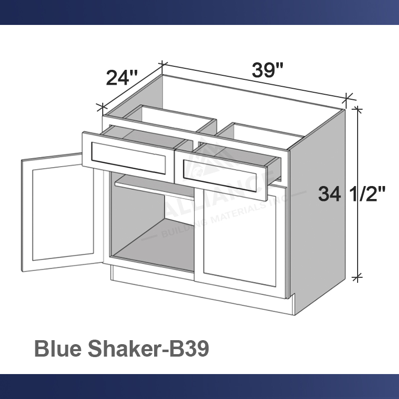 H Bleu Shaker-B39