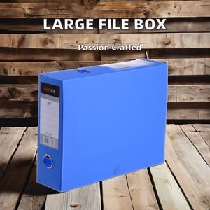 Caja de archivos de PP plegable en caliente de gran capacidad, diseño grueso para un almacenamiento de archivos eficiente - Product Image 3