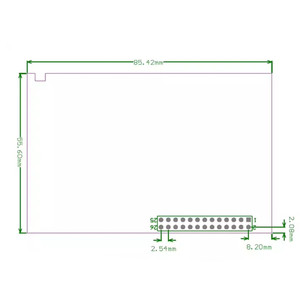 Raspberry Pi 3,5 Zoll tft Touch Screen 320 x 480 GPIO SPI LCD-Display-Module - Product Image 3