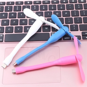 カラフルで柔軟なミニUSB電気冷却ファンコンピューター用USBミニファンAC充電器家庭用ポータブルハンドファン - Product Image 6