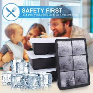 Khay Đá Silicon Màu Trắng 6 Viên Whiskey Đồ Uống Phổ Biến Thời Trang - Product Image 5