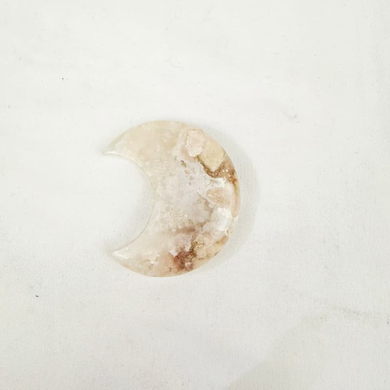 Flower agate Moon