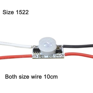 DC 12V 24V Mini sensore interruttore LED PIR IR sensore di movimento a infrarossi interruttore di illuminazione automatica modulo di controllo della luce scheda - Product Image 2