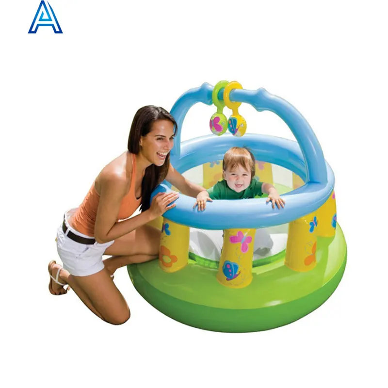 Piscina de bebês para crianças, guarda-corpo de castelo inflável, piscina de bolas de brinquedo