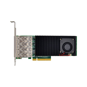 Intel X520 Quad-Port 10GbE SFP + การ์ดเครือข่ายสำหรับเซิร์ฟเวอร์ PCIe 10Gbps อัตราการส่งข้อมูลอะแดปเตอร์แบบมีสายสำหรับการเชื่อมต่ออินเทอร์เน็ต - Product Image 2