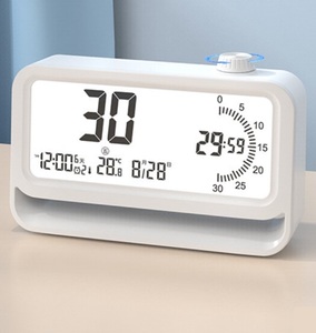 YIZHI 60 Minuten Benutzer definierter Countdown-Timer Multifunktions-Datums temperatur anzeige Schlummer wecker für Küche Schlafzimmer Studie - Product Image 1