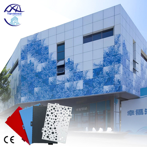 Pannelli di rivestimento della parete esterna in alluminio traforato Pattern Design personalizzato edificio rivestimento della parete facciata - Product Image 4