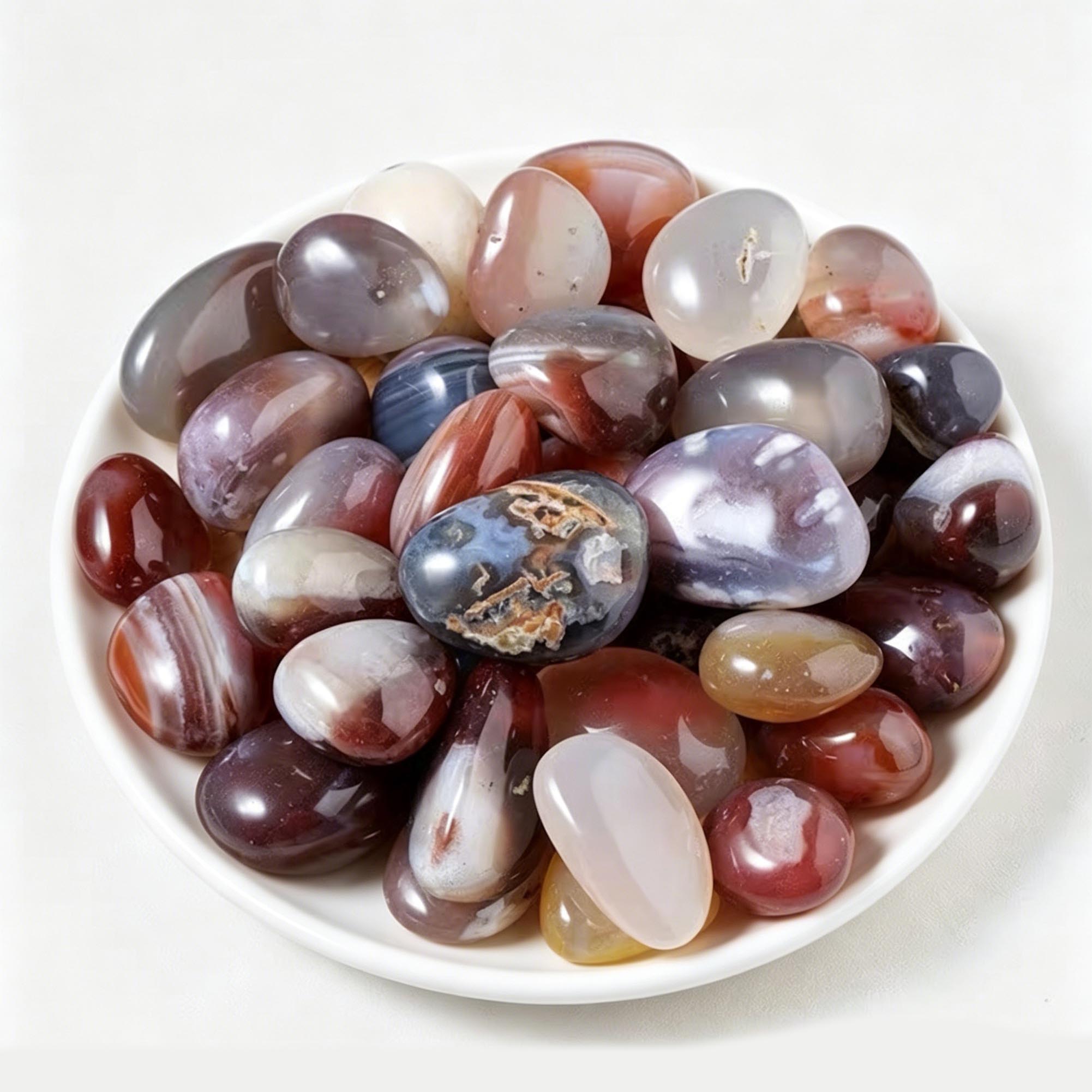 Agate non rouge