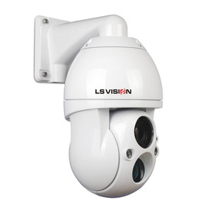 LS VISION户外安全监控IP摄像机4MP/8MP，内置警报器和微型sd卡存储选项网络摄像机 - Product Image 2