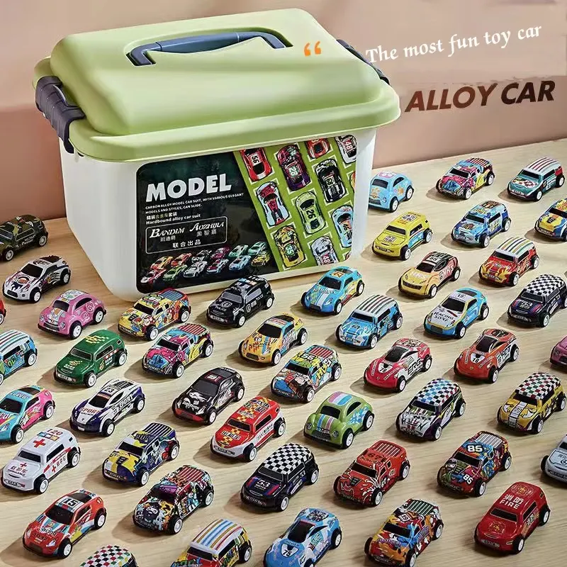 سيارات سباق صغيرة شخصيات مفضلة للأطفال سيارات ملونة رياضية مشهورة ألعاب عائلية ممتعة لأعمار 6 +