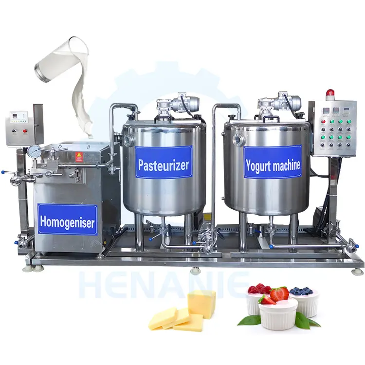 Máquina de antienvejecimiento y homogeneización de leche, tanque de fermentación, pasteurizador de leche de cabra agria