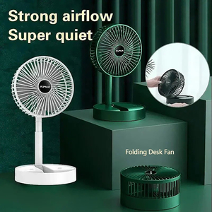 热卖台式空气冷却器风扇<span class=keywords><strong>USB</strong></span>充电折叠便携式伸缩家庭办公室电动小型冷却书桌风扇