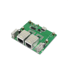 Scheda di espansione a doppia rete Raspberry Pi Zero/W/WH Zero 2W transizioni a Gigabit rete singola ed Ethernet in forma 3B