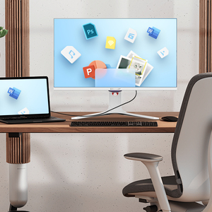 27 Inch 4K <strong>Computer</strong> <strong>Monitor</strong> 144Hz UHD 3840x2160 <strong>LCD</strong> IPS Display USB Type C DP 16.7M Colors <strong>Built</strong>-<strong>in</strong> Speaker Desktop PC