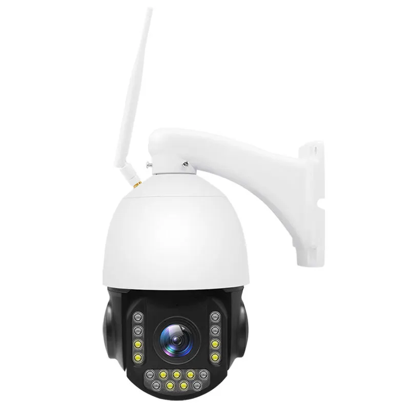 5MP Audio bidireccional Seguimiento humano Vigilancia al aire libre IP WiFi PTZ Seguridad Digital Video CCTV Cámara