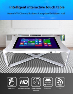 Mesa de centro LED de 43 pulgadas, mesa de centro inteligente para sala de estar con computadora de pantalla táctil incorporada para hogar inteligente - Product Image 6