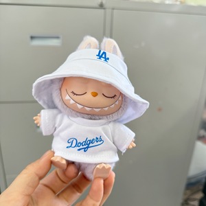 Labubu DodgersジャージーアウトフィットアクセサリーセットLabubuブラインドボックスに対応した教育玩具スタイリッシュなLA Labubu服 - Product Image 4