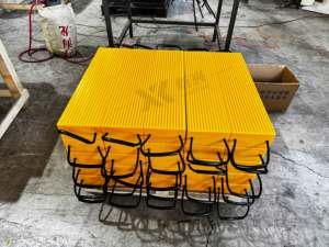 Heavy-Duty UHMWPE Polymer Crane Outrigger Super Stacker Cribbing <strong>Block</strong> Set Anti-Slip <strong>Interlocking</strong> Base Pads Customized - Product Image 4