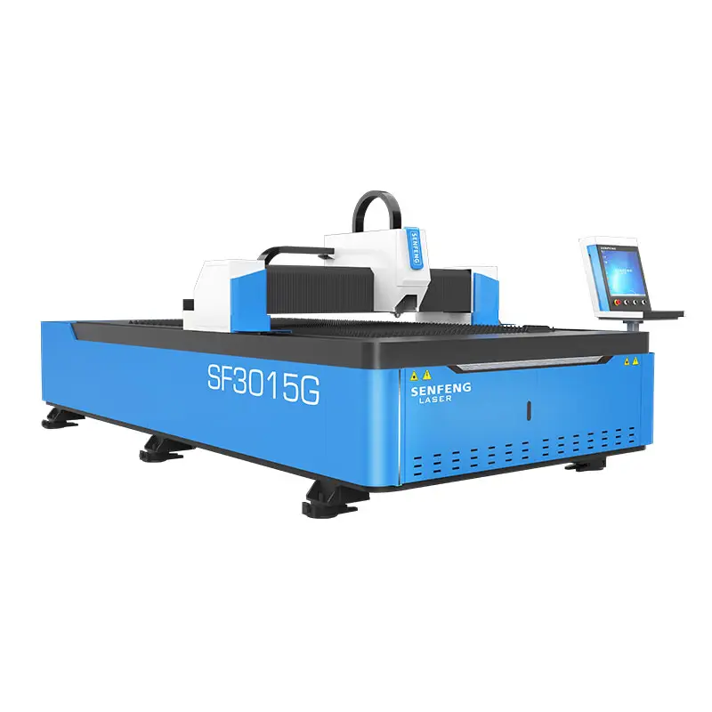 Senfeng leiming máquina de corte a laser sf3015g, marca de metal de fibra de metal