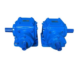 T系列4路斜角小斜接减速机90度传动齿轮箱 - Product Image 1