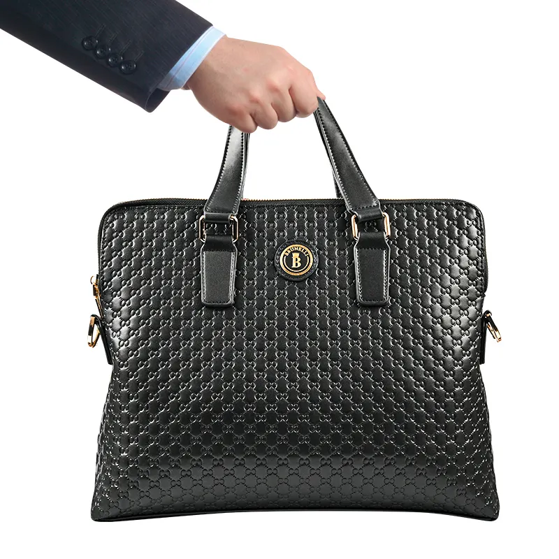 Mode Modern Business Office Arbeits tasche Wasserdichtes Leder 15,6 Zoll Computer Laptop Einkaufstasche für Frauen Echtes Leder