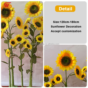 SMOOTH Wedding Decoration <strong>Tree</strong> Artificial Cherry Blossom <strong>Tree</strong> Yellow Sunflower <strong>Tree</strong> for Event Aisle Backdrop Decoration - Product Image 5