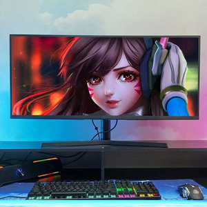 Customized Logo OEM ODM 34Inches <strong>Monitor</strong> Curved SCreen 3440*1440 165HZ Type C <strong>Monitor</strong> <strong>With</strong> <strong>Built</strong> <strong>in</strong> Speaker - Product Image 1
