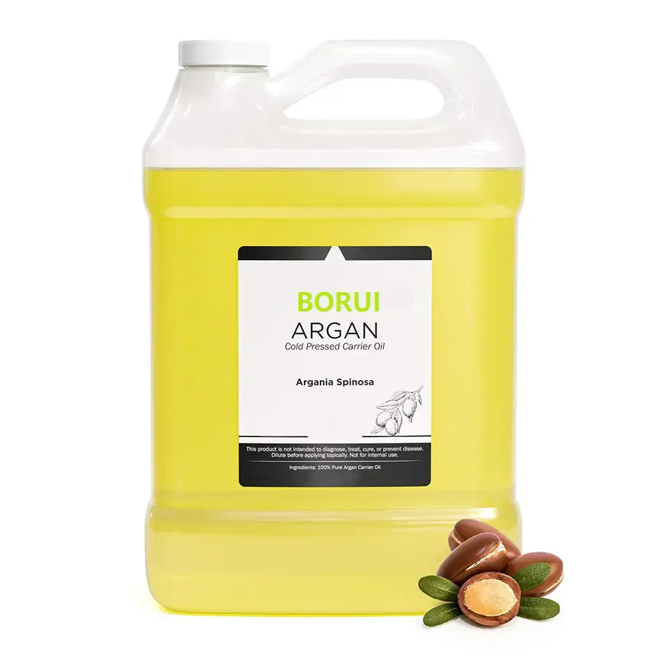 Olio vettore biologico sfuso olio di argan marocchino spremuto a freddo naturale puro al 100% per la cura dei capelli della pelle del corpo