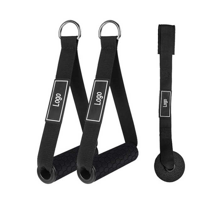Gym Kabel Machine Bijlagen Oefeningen Biceps Triceps Touw, Handvat En Enkelband