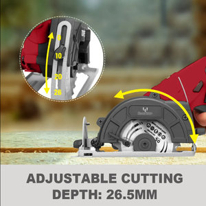 Li-ion Battery Operated Power Tool Hand-held 85mm Mini Electric Cordless Circular <strong>Saw</strong> with LED Factory <strong>Best</strong> Price 12V <strong>DIY</strong> Null - Product Image 3