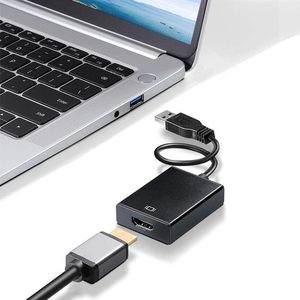 Convertidor USB 3,0 a HDMI y VGA de alta calidad y velocidad, compatible con 1080P Full HD, fácil configuración, adaptador de pantalla múltiple