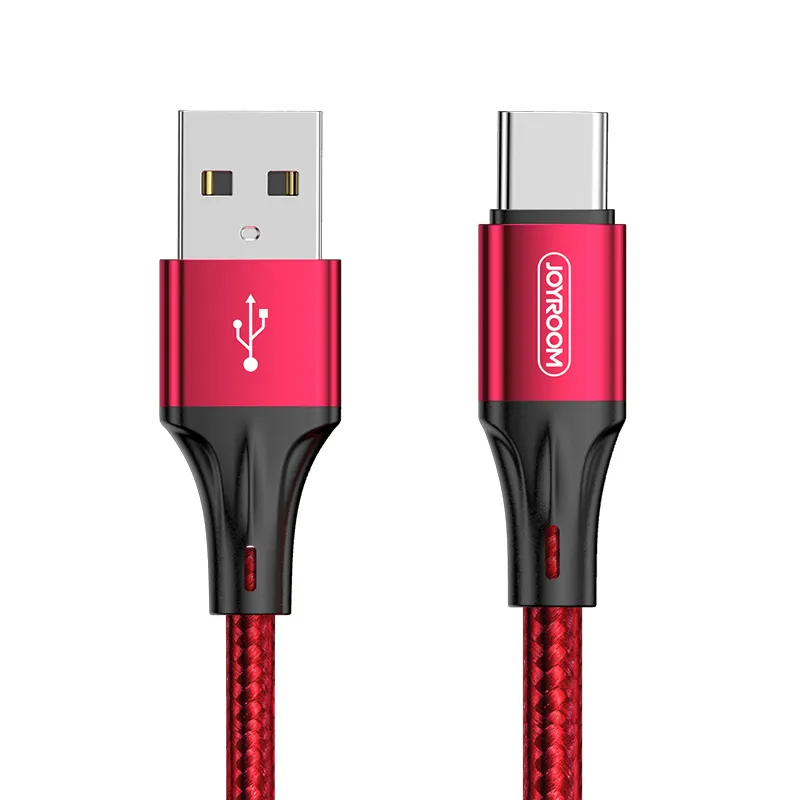 JOYROOM nylon jalinan micro usb kabel