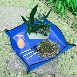 Popular Waterproof Foldable Control Mess Succulent <strong>Repotting</strong> Square Garden Mat for Plant Repot - Product Image 2
