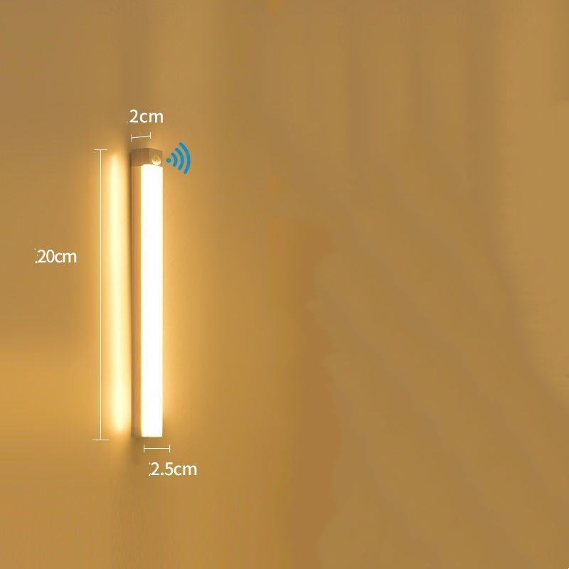 Lumière chaude 20 cm, interrupteur à induction, 1 W