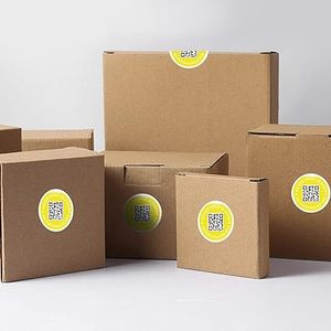 Custom QR <strong>Code</strong> Thank You Stickers, Design Your Image Logo Text Label Social Media Influencing Stickers for Business Activity - Product Image 5