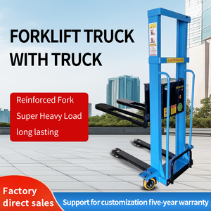 1000kg Electric Forklift Truck Mounted Forklift With Portable Remote Control for Handling <strong>Automatic</strong> <strong>Loading</strong> and <strong>Unloading</strong> - Product Image 2