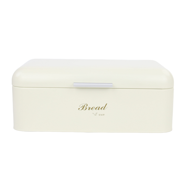 White-Large bread box