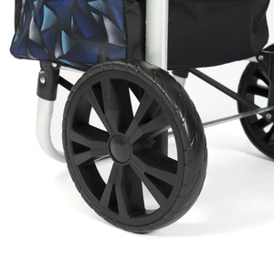 Hot Selling Hitree Metal Promotionele Draagbare Opvouwbare Winkelwagen <span class=keywords><strong>Trolley</strong></span> Met Zachte Handgreep - Product Image 5