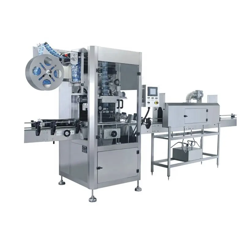 Automatic plastic bottles shrink sleeve sticker labeling machines for sale