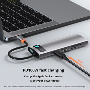 <span class=keywords><strong>Hub</strong></span> Usb multiple 8 en 1 de haute qualité de type c à PD + 4KHDMI + USB3.0 * 3 + rj45 + SD + TF et <span class=keywords><strong>Hub</strong></span> multiport Usb c Hubs Usb pour ordinateur portable - Product Image 3