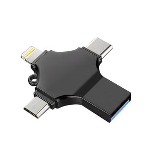 แฟลชไดรฟ์อเนกประสงค์แบบ4 in 1ใช้เชื่อมต่อชนิด C ชนิด Micro USB แฟลชไดรฟ์3.0 USB/OTG - Product Image 2