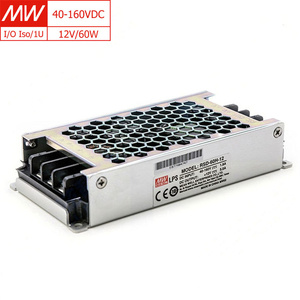 MEAN WELL RSD-60H-12, Compact Design, 92.5% Efficiency, 40-160V <strong>DC</strong> <strong>Input</strong>, 12V 60W <strong>Single</strong> <strong>Output</strong> <strong>DC</strong>-<strong>DC</strong> Converter for Railways - Product Image 1