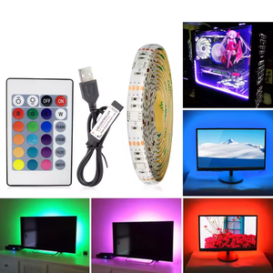 Joystar-Tira de luces LED inteligente, interruptor de control remoto con sensor de movimiento, conectividad USB, temperatura de color RGB, IP20, 3M para el hogar - Product Image 6