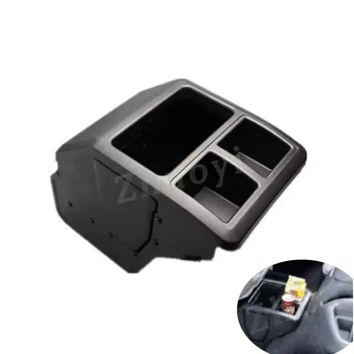 Caja de almacenamiento para Reposabrazos de coche VIP Mini Bus con portavasos para Toyota Hiace 2005-2020 200 Van cubierta gabinete accesorio Interior de plástico