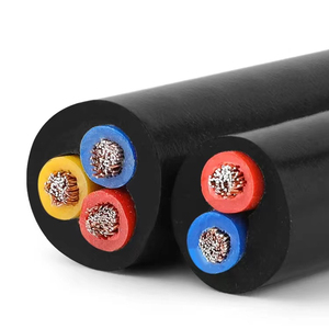 2x0.75毫米3x0.75毫米4x2.5mm2 4x1.5mm2 RVV电缆黑色聚氯乙烯铜芯绝缘铜线导体电力电缆 - Product Image 5
