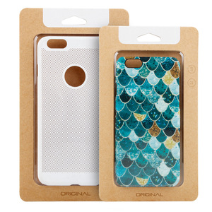 Display Window <strong>Empty</strong> Box Cowhide Card Paper Package Gift Packaging <strong>Boxes</strong> for Phone Case Retail - Product Image 6