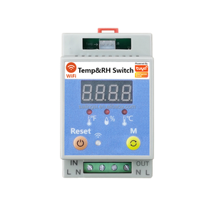 WiFi Smart Temperature Humidity Sensor Module Dual <strong>Relay</strong> <strong>Output</strong> Interruptor for Irrigation Climate <strong>Control</strong> for Smart Home <strong>System</strong> - Product Image 1