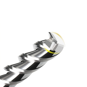 CNC TIN kalay kaplı Tungsten karbür freze kesicisi 3-flüt frezeler için kare-şekillendirilmiş alüminyum bakır ve plastik makineleri - Product Image 5