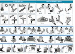 Özel u profil 40X40 delikli u kanal c kanal dikme çelik kanallar unistrut kanal fiyatı - Product Image 6