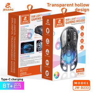Nuovo Design elegante del Mouse Dual-Mode trasparente Jeqang per l'uso di Computer portatile e Computer - Product Image 6